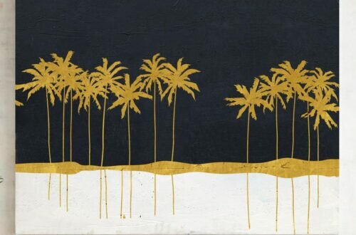 Palm-Tree in a Custom Oil Painting